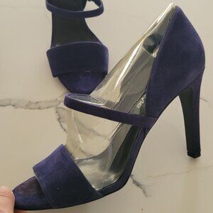 Suede heels